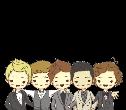 one direction caricatura png by tutosbyflor on DeviantArt