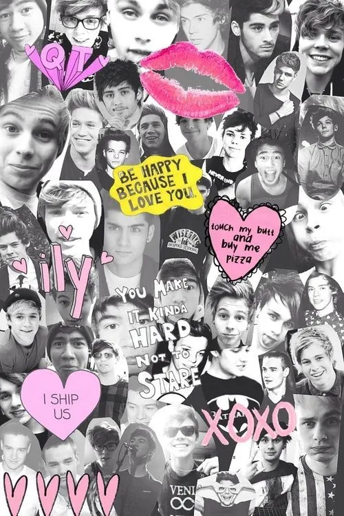 One Direction Collage on Pinterest | One Direction Drawings, 5sos ...