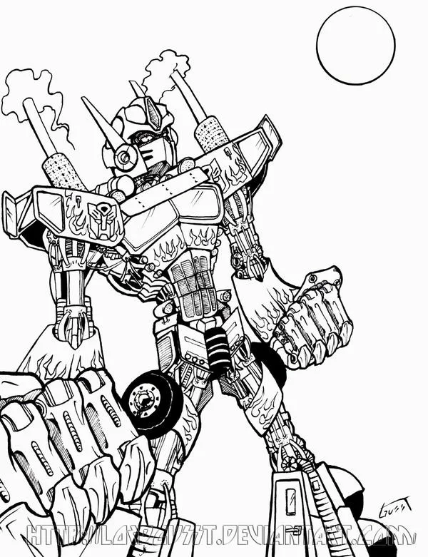 Optimus Prime para dibujar - Imagui