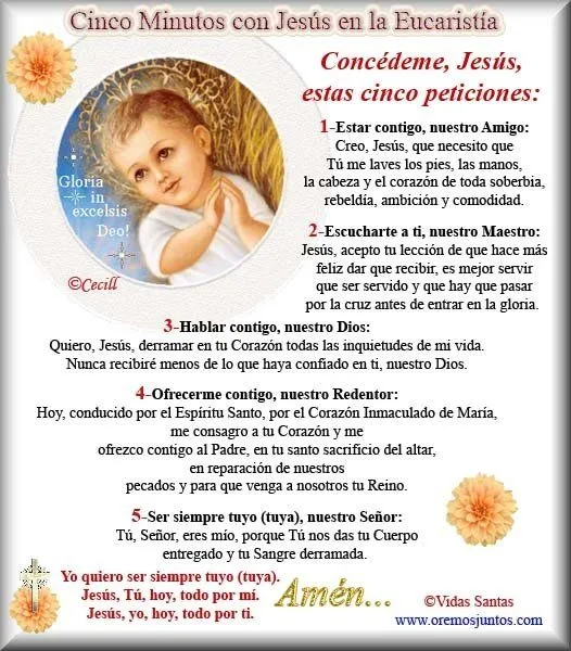 Oracion catolica para bebé recien nacido - Imagui