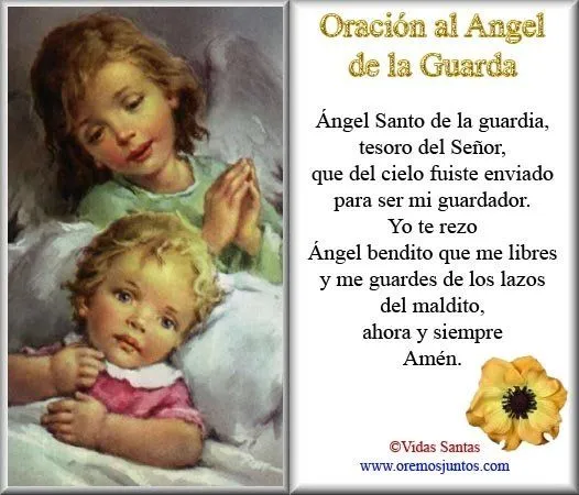 Oraciones de angeles - Imagui