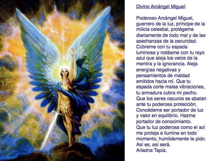 Oraciones on Pinterest | Archangel Raphael, San Miguel and Prayer Oraciones on Pinterest | Archangel Raphael, San Miguel and Prayer