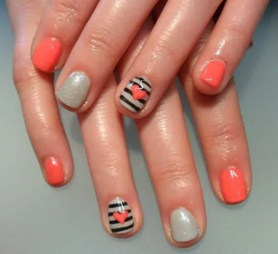 Orange Nails on Pinterest | Nailart, Orange and Colors