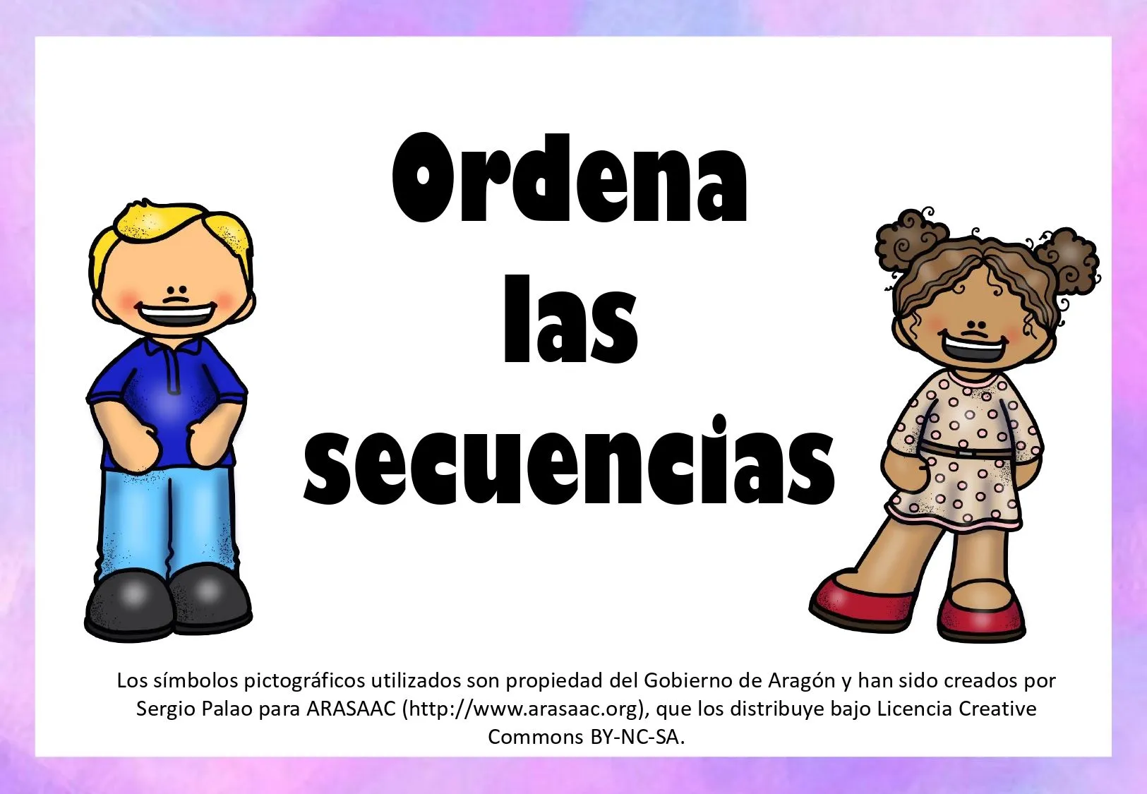 Ordenamos secuencias temporales con pictogramas Ordenamos secuencias temporales con pictogramas
