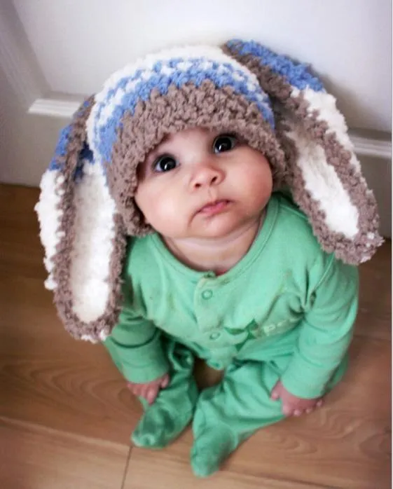 Gorros bebé con orejas - Imagui