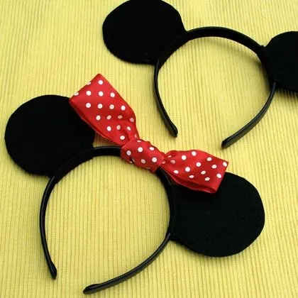 Cómo hacer unas orejas de Mickey