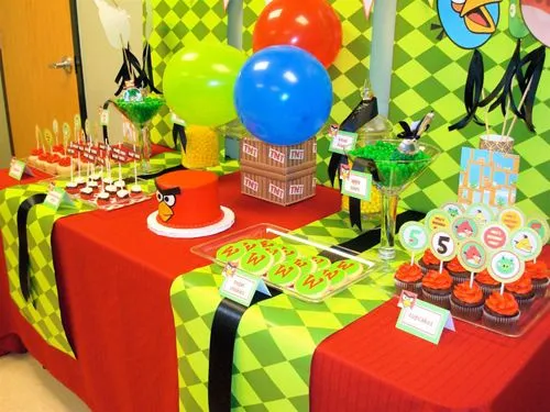Organizar una Fiesta Temática de Angry Birds | Arcos con Globos ...