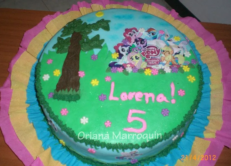 Oriana Marroquin Repostería Fina: Torta "My Little Pony"