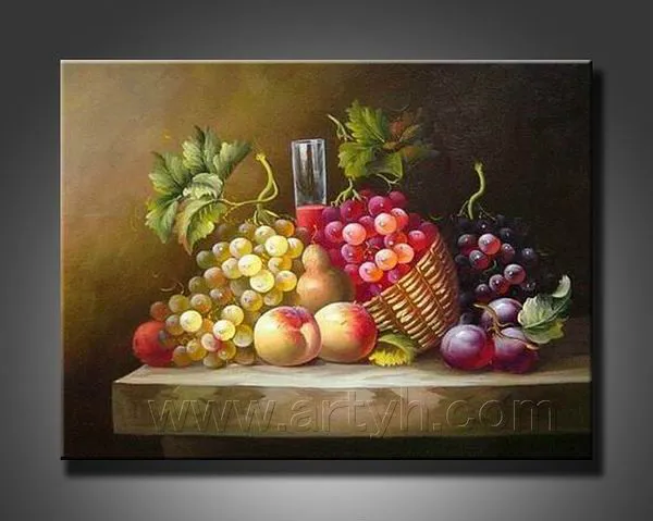Cuadros de pintura de frutas - Imagui