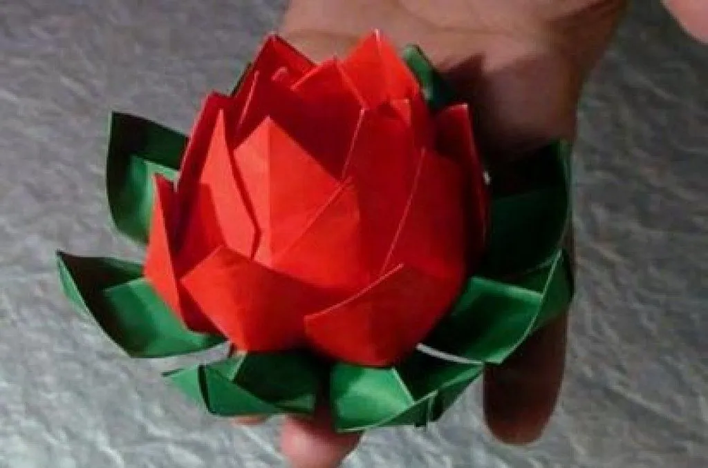 flor de loto | Aprender manualidades es facilisimo. flor de loto | Aprender manualidades es facilisimo.