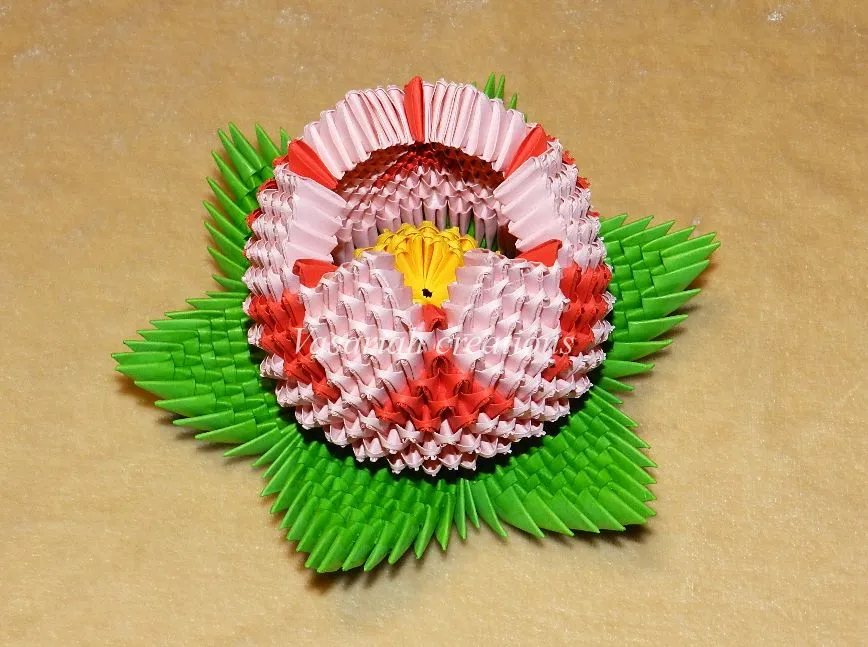Origami 3D Lotus by OmbryB on DeviantArt