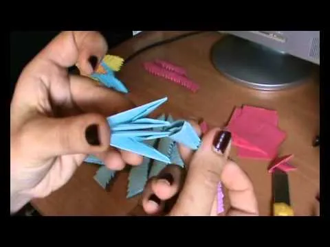 Flores en origami 3D paso a paso - Imagui