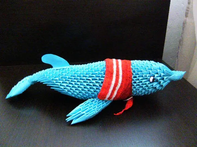 Delfin origami - Imagui