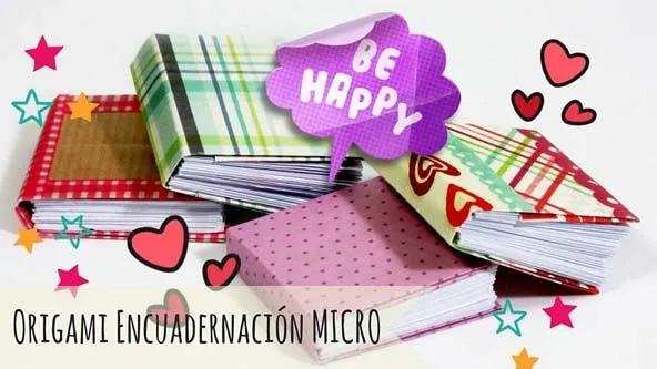 Origami: Encuadernación Micro Cuadernos versión 2 | PINTURA FACIL ...