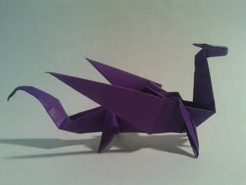 Origami - How to make an easy origami dragon - YouTube