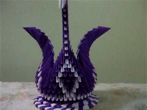Origami modular: Cisne - YouTube