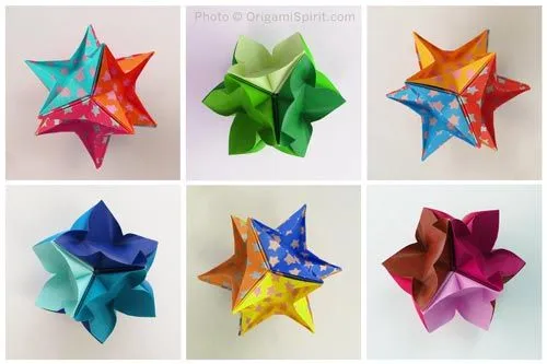 Origami paso a paso: Cómo hacer una kusudama IvaMia Origami paso a paso: Cómo hacer una kusudama IvaMia