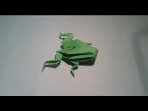 Origami - Como hacer una rana 3D - YouTube