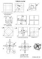 Papiroflexia rosa diagrama - Imagui
