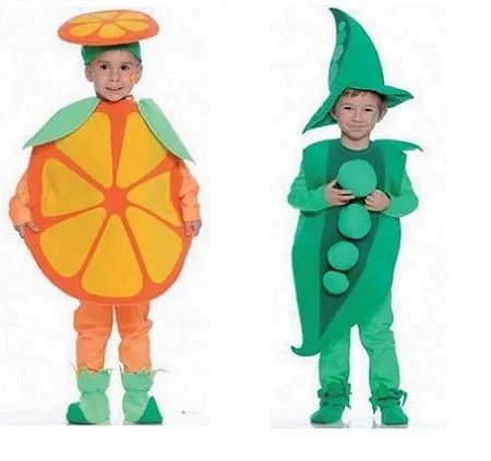 Disfraces de frutas y verduras para niños - Imagui