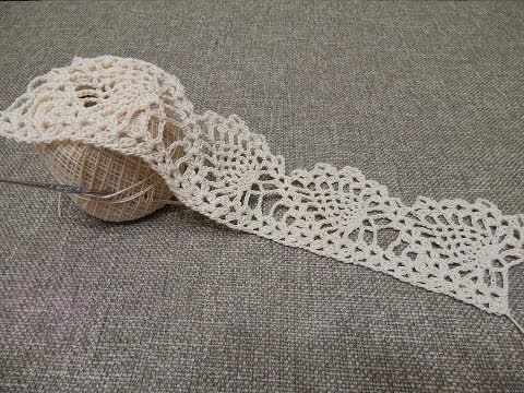 Orilla # 19 Ultimas Piñas Crochet - YouTube