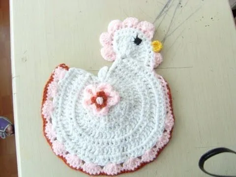 Tutorial de gallinas tejidas al crochet - Imagui