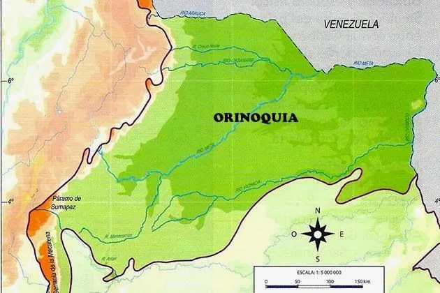 Orinoquia en un solo mapa - TeleOrinoco