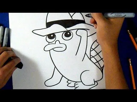 Cómo dibujar a "Agente P" (Bebé) | "Perry El Ornitorrinco ...