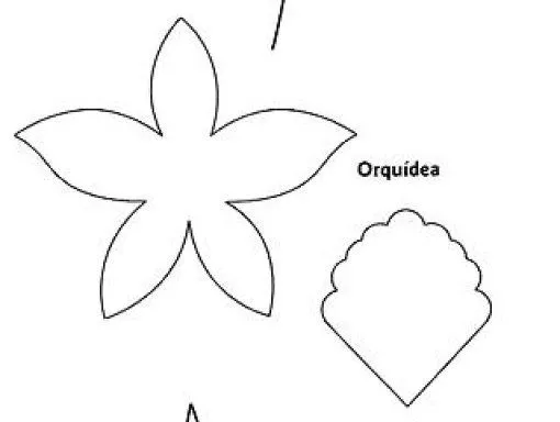 Como hacer una orquidea en foami patrones - Imagui | moldes ...