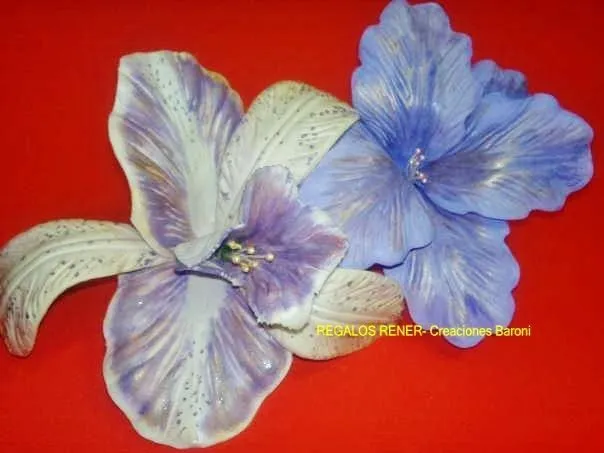 Orquideas en goma eva termoformadas y pintadas a mano | Flores en ...