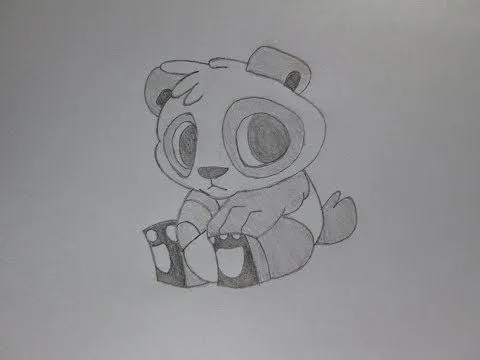 Dibujo de panda a lapiz - Imagui