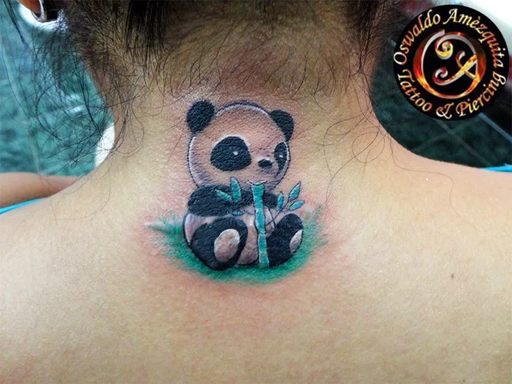 Oso Panda Mini Tatuaje Panda Bear Tattoo Mini | Best Galery lll ...