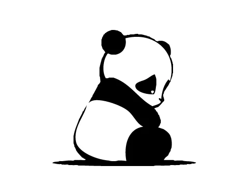 Osos panda bebés para dibujar - Imagui