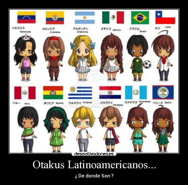 Otakus Latinoamericanos... | Desmotivaciones