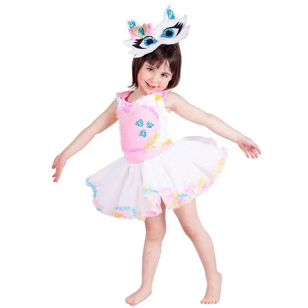 Disfraz de gatita bailarina para niña: comprar online en Funidelia.