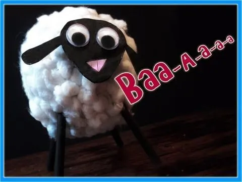 Cómo hacer una oveja de algodón | Blog de Manualidades