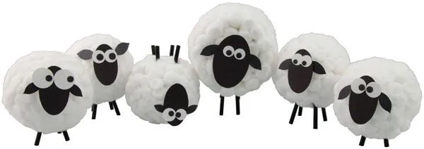 Manualidades de ovejas con algodon - Imagui
