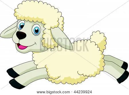 Vectores y fotos en stock de Dibujos animados de oveja bonita ...