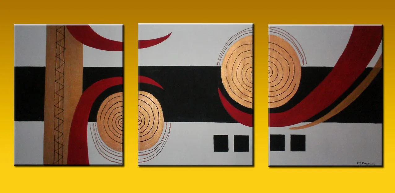 Pablo Bongiovanni Arts: modernos abstractos tripticos
