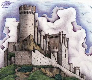 Es un dibujo del famoso castillo de Bran en Rumanía. Lo hice con ... Es un dibujo del famoso castillo de Bran en Rumanía. Lo hice con ...
