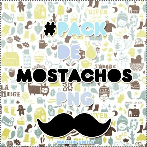 Pack 14 Mostachos by PinkMoustache on DeviantArt