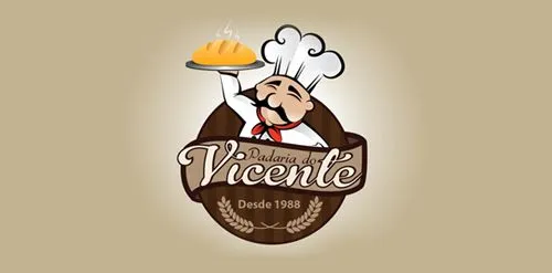 Padaria do Vicente logo • LogoMoose - Logo Inspiration