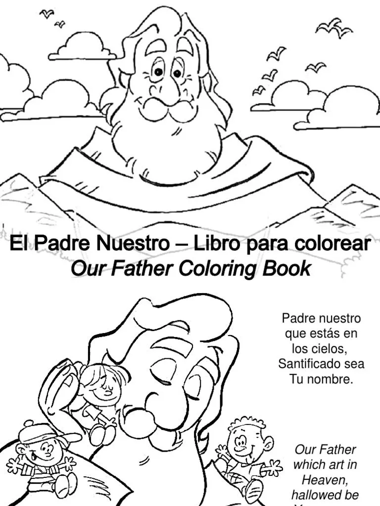 El Padre Nuestro - Libro para Colorear - Our Father Coloring Book | PDF
