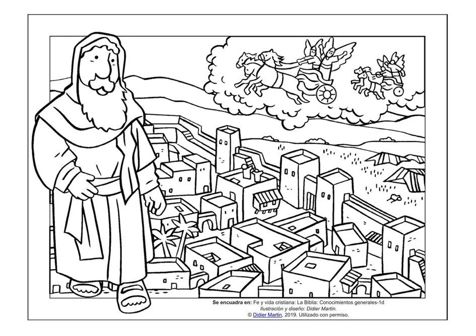 Página para colorear: Ciudades de la Biblia: La ciudad de Dotán | Rincón de  las maravillas