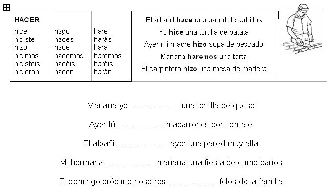 Nueva página: fichas de español para extranjeros | 9 l e t r a s