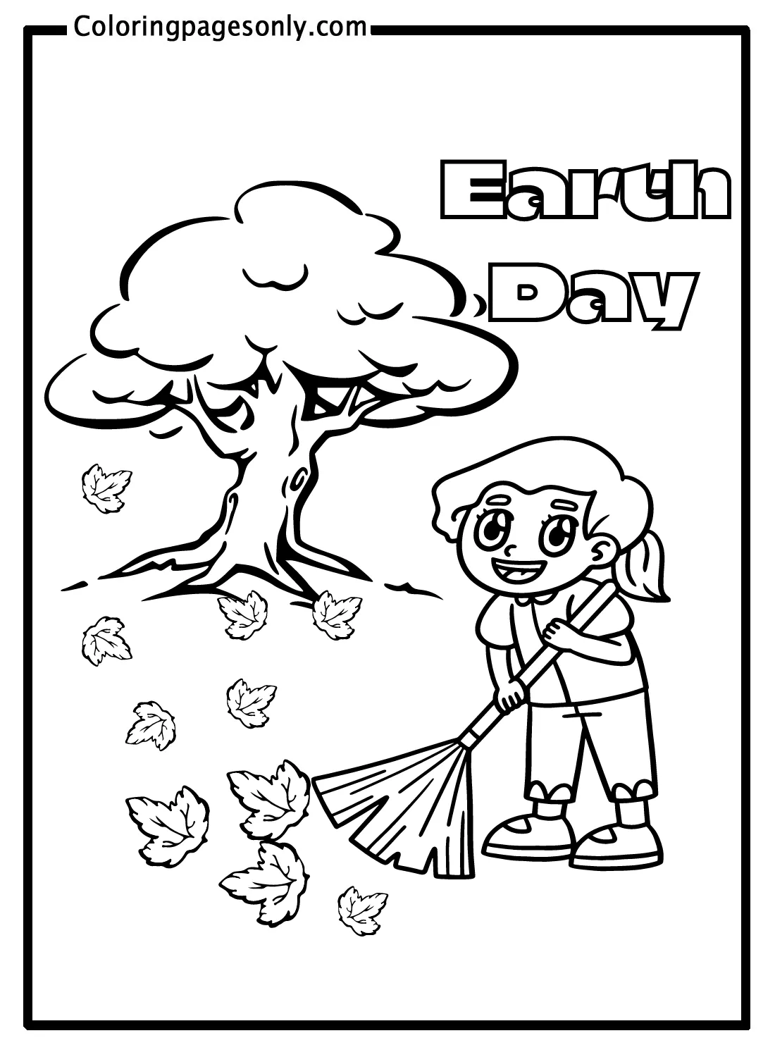 Páginas para colorear del Día de la Tierra - Páginas para colorear del Día  de la Tierra - Páginas para colorear para niños y adultos