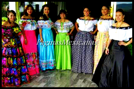 Paginas Mexicanas: El traje de chiapaneca, ícono del Estado de Chiapas