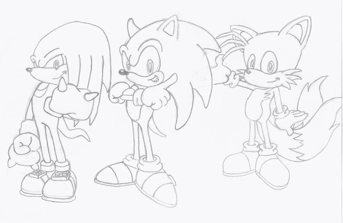 vamos a PAINTar: sonic heroes, dibujos a mano y a ordenador vamos a PAINTar: sonic heroes, dibujos a mano y a ordenador