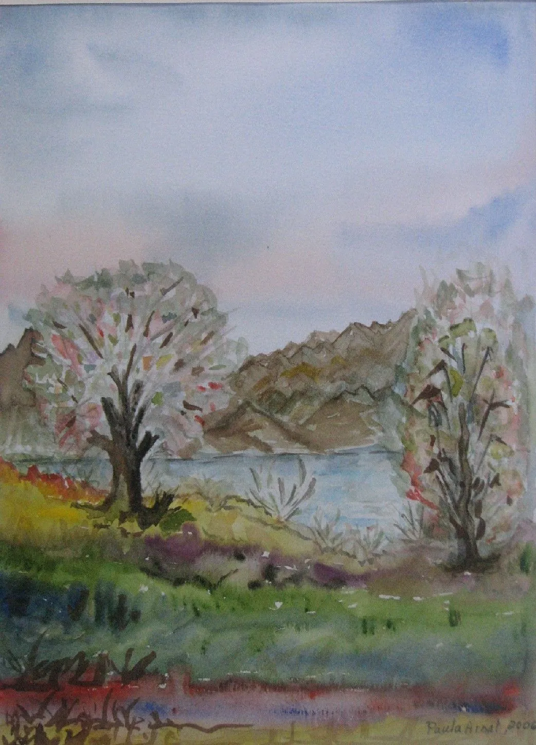 Paisaje con Árboles y Lago « Book of Paintings Paisaje con Árboles y Lago « Book of Paintings