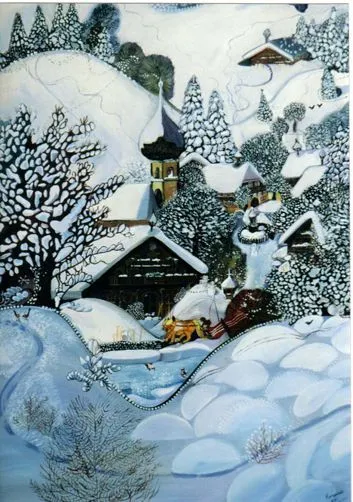 Paisaje de Nieve (Réplica) de Horacio Gurdiel :: PicassoMio Paisaje de Nieve (Réplica) de Horacio Gurdiel :: PicassoMio